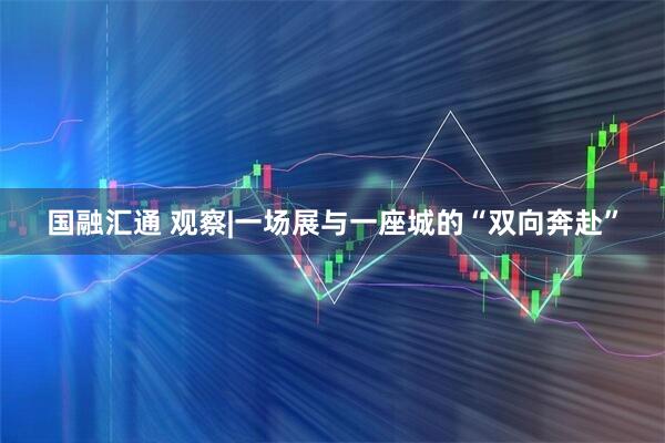 国融汇通 观察|一场展与一座城的“双向奔赴”